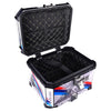 LGP 45L GS Moto ADV aluminum motorcycle top box black graphics

