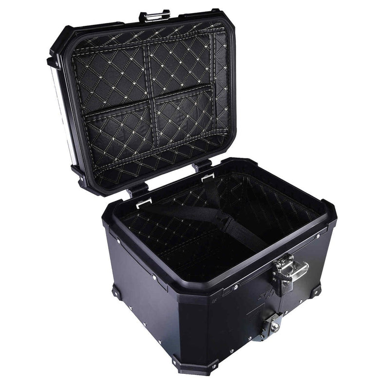 LGP 45L Black Speed 400 aluminum motorcycle top box

