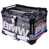 LGP 45L BMW-style aluminum motorcycle top box with backrest

