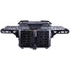 LGP 45L black aluminum motorcycle top box with backrest

