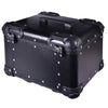LGP 45L black aluminum motorcycle top box with backrest