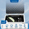 LGP 45L white aluminum motorcycle top box with backrest

