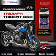 CRANK1 CFB041 carbon rear brake pads for Triumph Trident 660