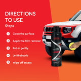 VISTA Auto Care Trim Restorer 250 ml for restoring faded automotive exterior plastic and vinyl trim