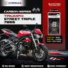 CRANK1 Carbon Rear Brake Pads CFB662 for Triumph Street Triple 765S 2017-2020