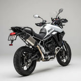 Barrel Storm stainless steel slip-on exhaust for Triumph Tiger 900 GT 2025 adventure motorcycle