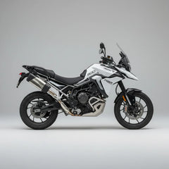 Barrel Storm stainless steel slip-on exhaust for Triumph Tiger 900 GT 2025 adventure motorcycle