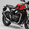 Barrel Rogue 2.0 stainless steel slip-on exhaust with link pipe for Triumph Speed 400 and Scrambler 400X