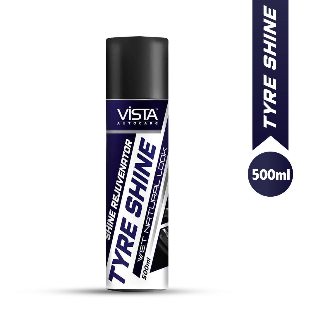 Vista Auto Care Tyre Shine Spray 500ml car and bike tyre polish

