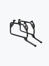 Aragorn saddle stay installed on Royal Enfield Himalayan 450 black mild steel luggage support