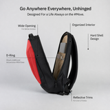 Vantora Switch Sling Backpack 15L – Convertible Water-Resistant Everyday Carry Bag for Work, Travel and Daily Commute