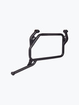 Aragorn saddle stay installed on Royal Enfield Himalayan 450 black mild steel luggage support