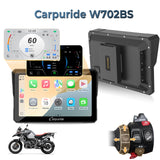 Carpuride W602BS Pro 6-inch BMW motorcycle CarPlay display
