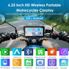 Carpuride W602BS Pro 6-inch BMW motorcycle CarPlay display
