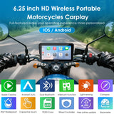 Carpuride W602BS Pro 6-inch BMW motorcycle CarPlay display
