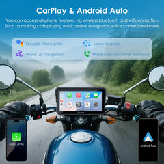 Carpuride W602BS Pro 6-inch BMW motorcycle CarPlay display
