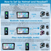 Carpuride W602BS Pro 6-inch BMW motorcycle CarPlay display
