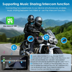 Carpuride W602BS Pro 6-inch BMW motorcycle CarPlay display
