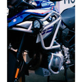 MotoCare upper lower crash guard BMW F850 GS black installed