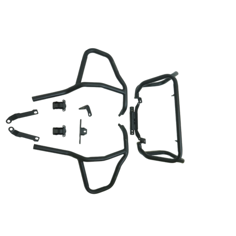 MotoCare Upper Lower Crash Guard Black BMW G 310 GS front view