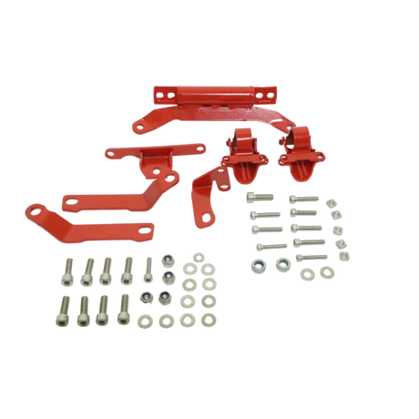 MotoCare Upper & Lower Crash Guard (Red) for BMW G 310 GS | Heavy-Duty Engine Protection Frame | Adventure Bike Safety Guard