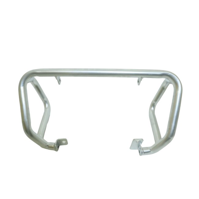 MotoCare Upper Lower Crash Guard Silver BMW G 310 GS front view