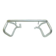 MotoCare Upper Lower Crash Guard Silver BMW G 310 GS front view