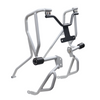 MotoCare silver upper lower crash guard installed on Hero XPulse 210 protecting engine and frame