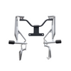 MotoCare silver upper lower crash guard installed on Hero XPulse 210 protecting engine and frame