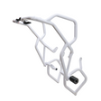 MotoCare white upper lower crash guard for TVS Apache RTX 300 engine frame protection motorcycle accessory