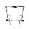 MotoCare white upper lower crash guard for TVS Apache RTX 300 engine frame protection motorcycle accessory
