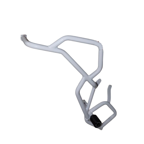 MotoCare white upper lower crash guard for TVS Apache RTX 300 engine frame protection motorcycle accessory