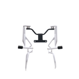 MotoCare white upper lower crash guard installed on Hero XPulse 210 protecting engine and frame