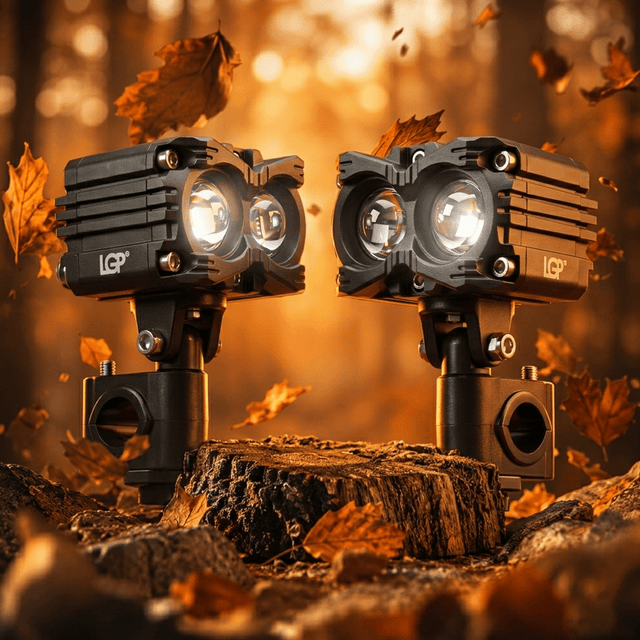 LGP MK05 80W 7000LM dual beam LED spotlight pair

