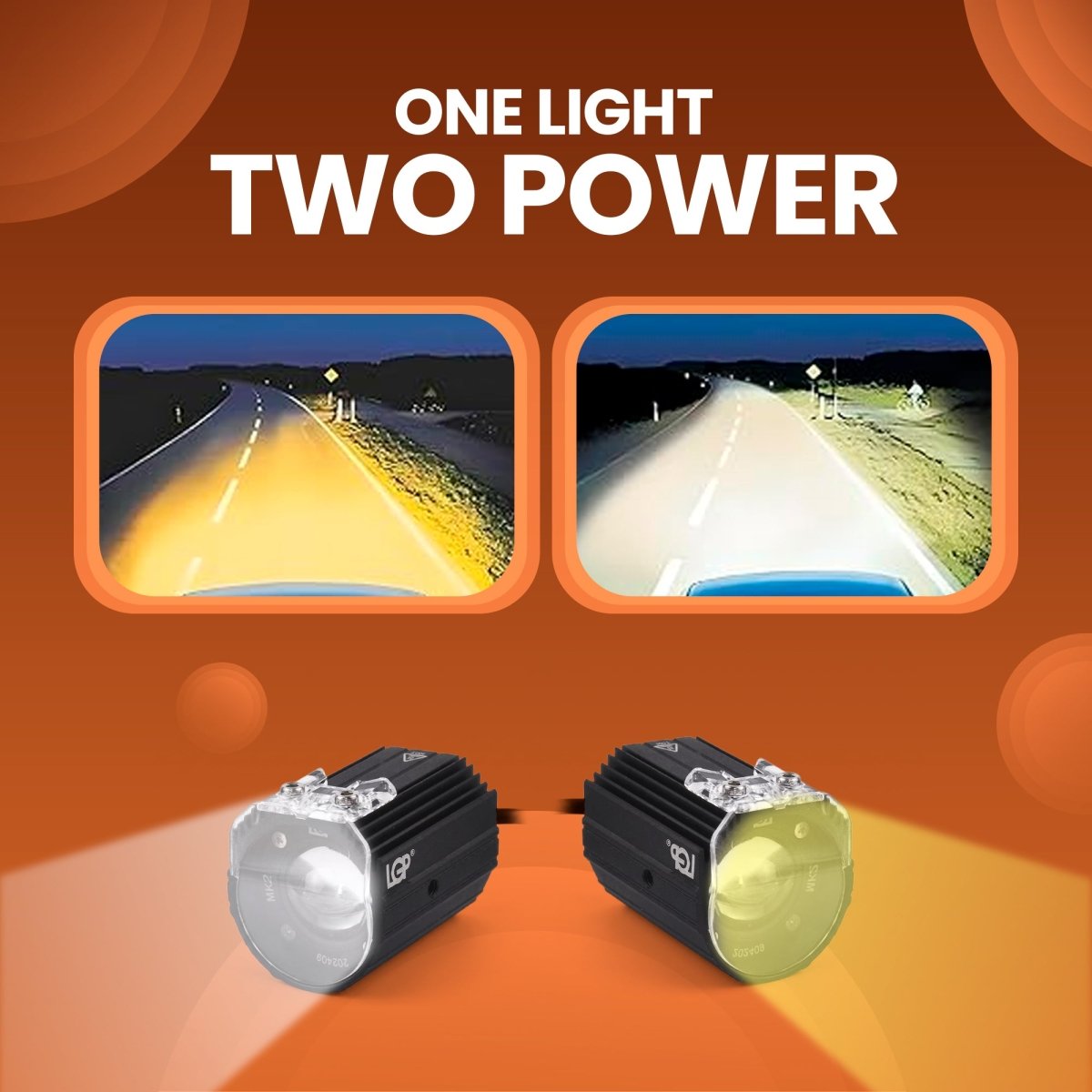 LGP MK02 60W LED spotlight for bike
