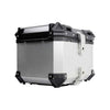 LGP Top Box 55L Premium Silver Plane With Free Back Rest Pad