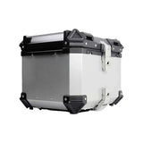 LGP Top Box 55L Premium Silver Plane With Free Back Rest Pad