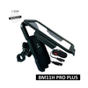 BOBO BM11 PRO PLUS waterproof bike phone holder with wireless charging on motorcycle handlebar