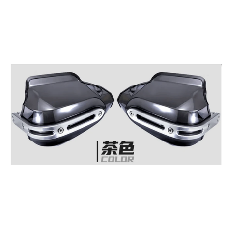 BSDDP Universal Premium Motorbike Hand Guard aluminium and plastic motorcycle hand protector