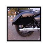 Rhino Racing Stainless Steel Exhaust for Royal Enfield Meteor 350 | Performance Exhaust | Black & Chrome