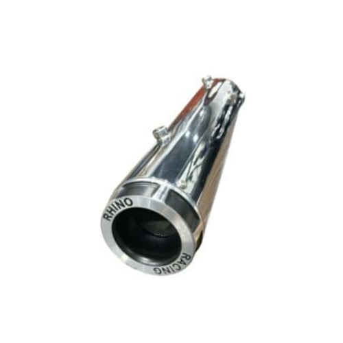 Rhino Racing Stainless Steel Exhaust for Royal Enfield Meteor 350 | Performance Exhaust | Black & Chrome