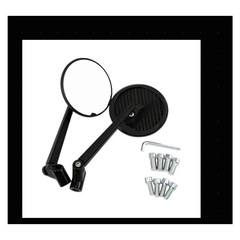 BSDDP 12934 Oval Motorcycle Mirrors adjustable glass rear view mirrors for Honda Suzuki Yamaha bikes