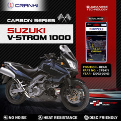 CRANK1 CFB471 Carbon Rear Brake Pads for Suzuki V-Strom 1000 2002-2010