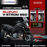 CRANK1 Carbon Front Brake Pads CFB922 CFB132 for Suzuki V-Strom 650 2017-2022 High Performance Motorcycle Brake Pads