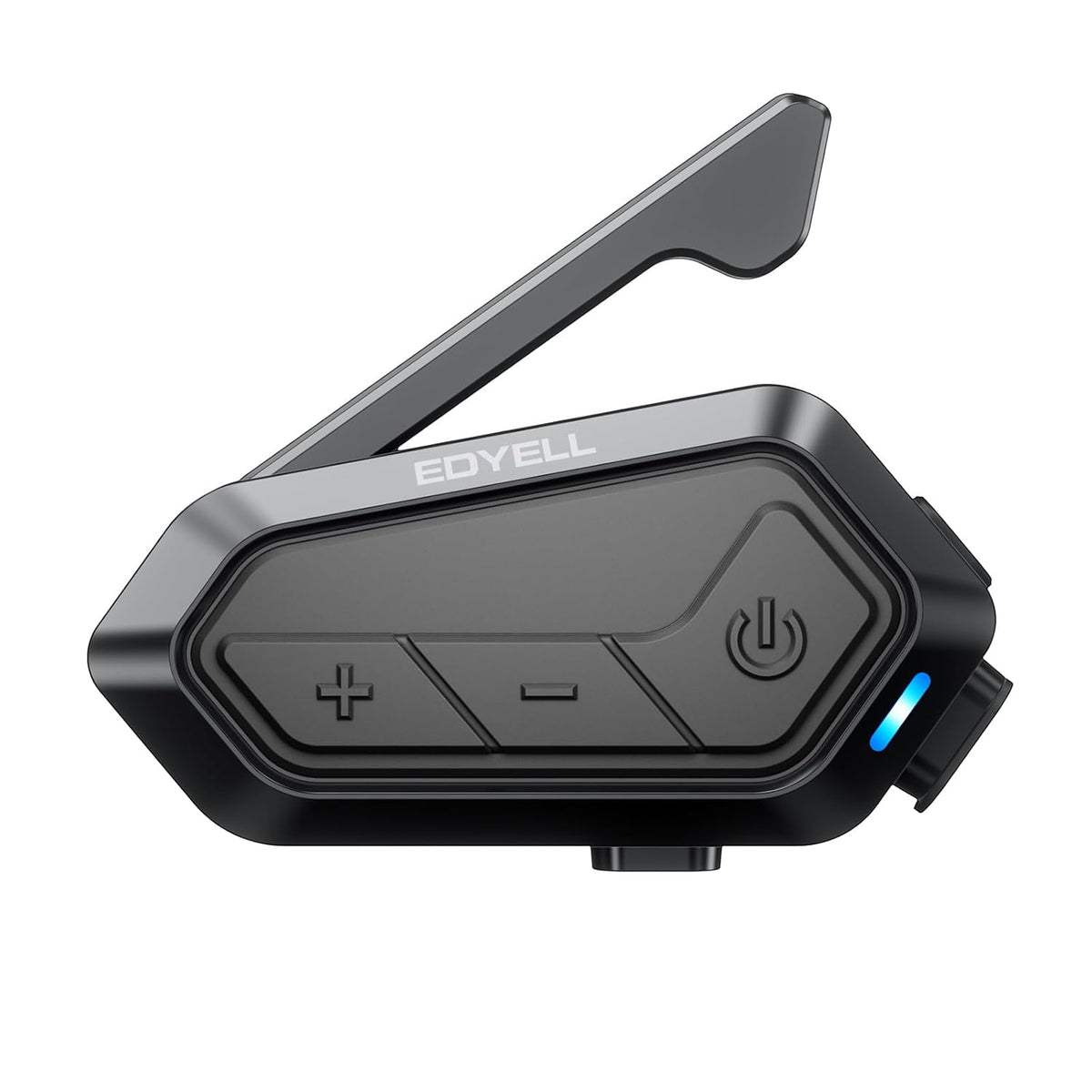 EDYELL V1 Motorcycle Bluetooth Helmet Headset with 24 Rider 2KM Intercom and Hi-Fi Helmet Speakers