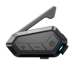EDYELL V1 Motorcycle Bluetooth Helmet Headset with 24 Rider 2KM Intercom and Hi-Fi Helmet Speakers