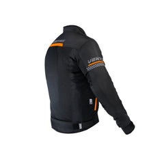 Moto Torque VENTO Riding Jacket KTM Orange | CE Level 2 Armored Motorcycle Jacket with 3M Reflective High Visibility Safety Gear