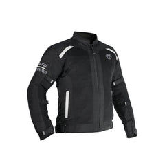 Moto Torque VENTO Riding Jacket White | CE Level 2 Armored Motorcycle Jacket with 3M Reflective Safety & Ventilated Mesh