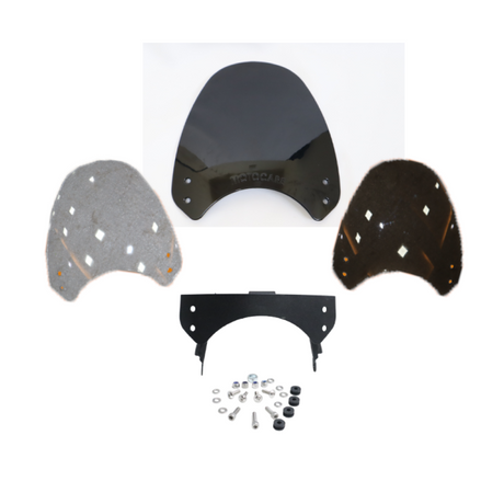 MotoCare visor for Guerrilla 450 motorcycle