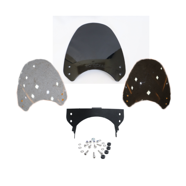 MotoCare visor for Guerrilla 450 motorcycle